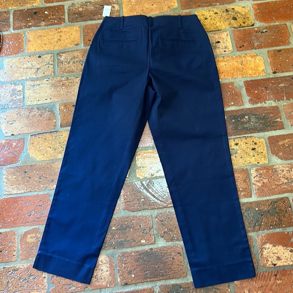 Talbots NWT navy crop pants sz4 - Picture 8 of 11